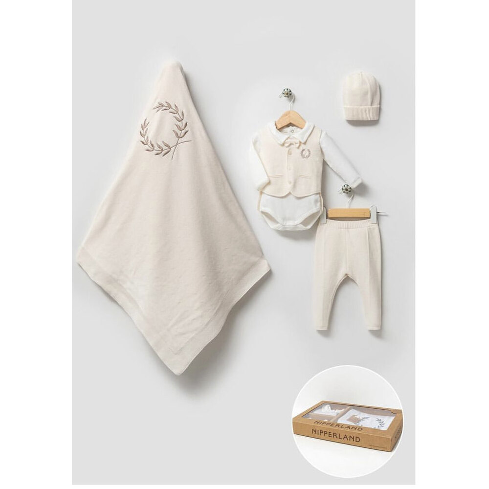 Premium 0-3 Ay Mevlüt Takım Nakışlı 5li Set