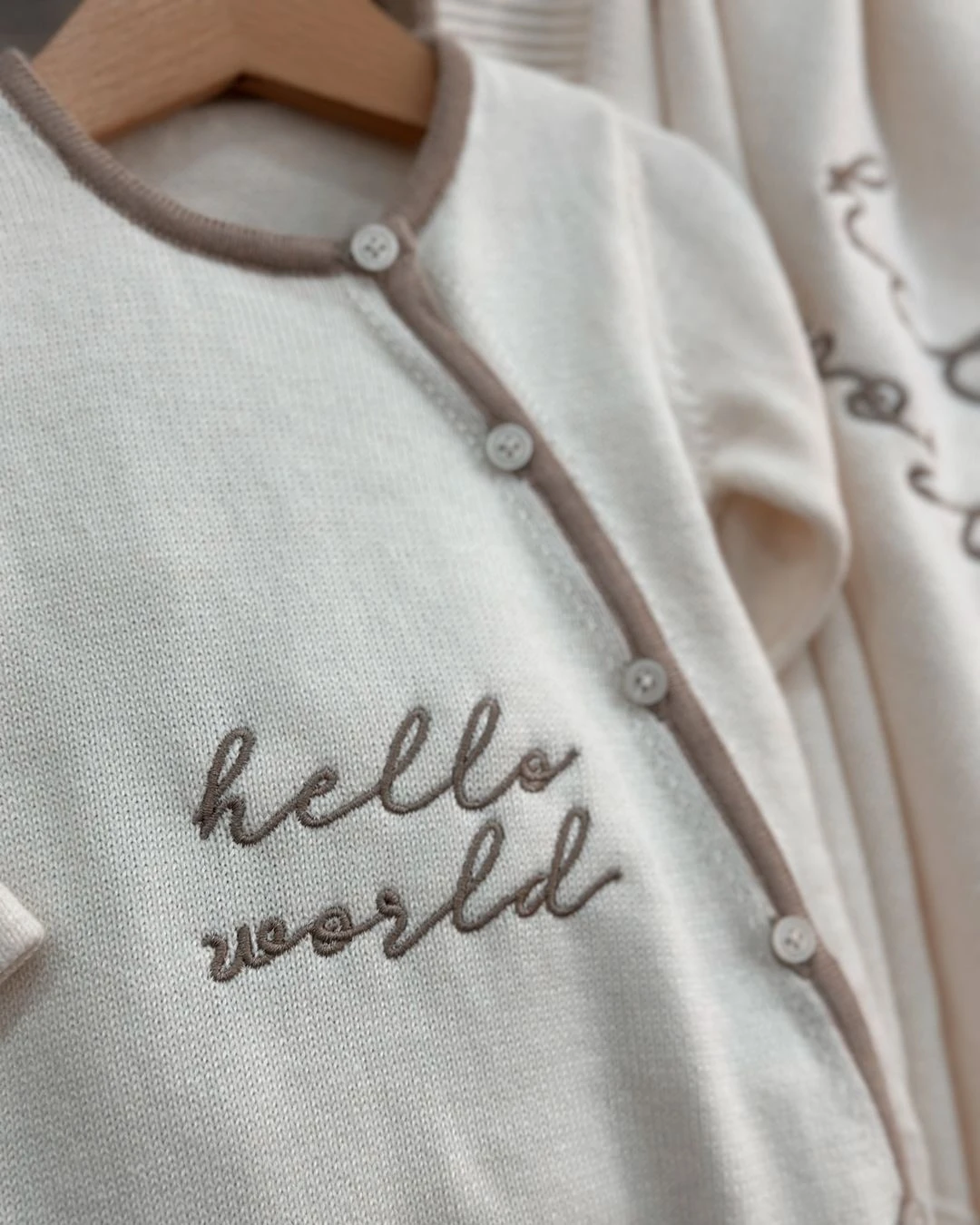 Unisex Premium 0-3 Ay Hello World 5li Set