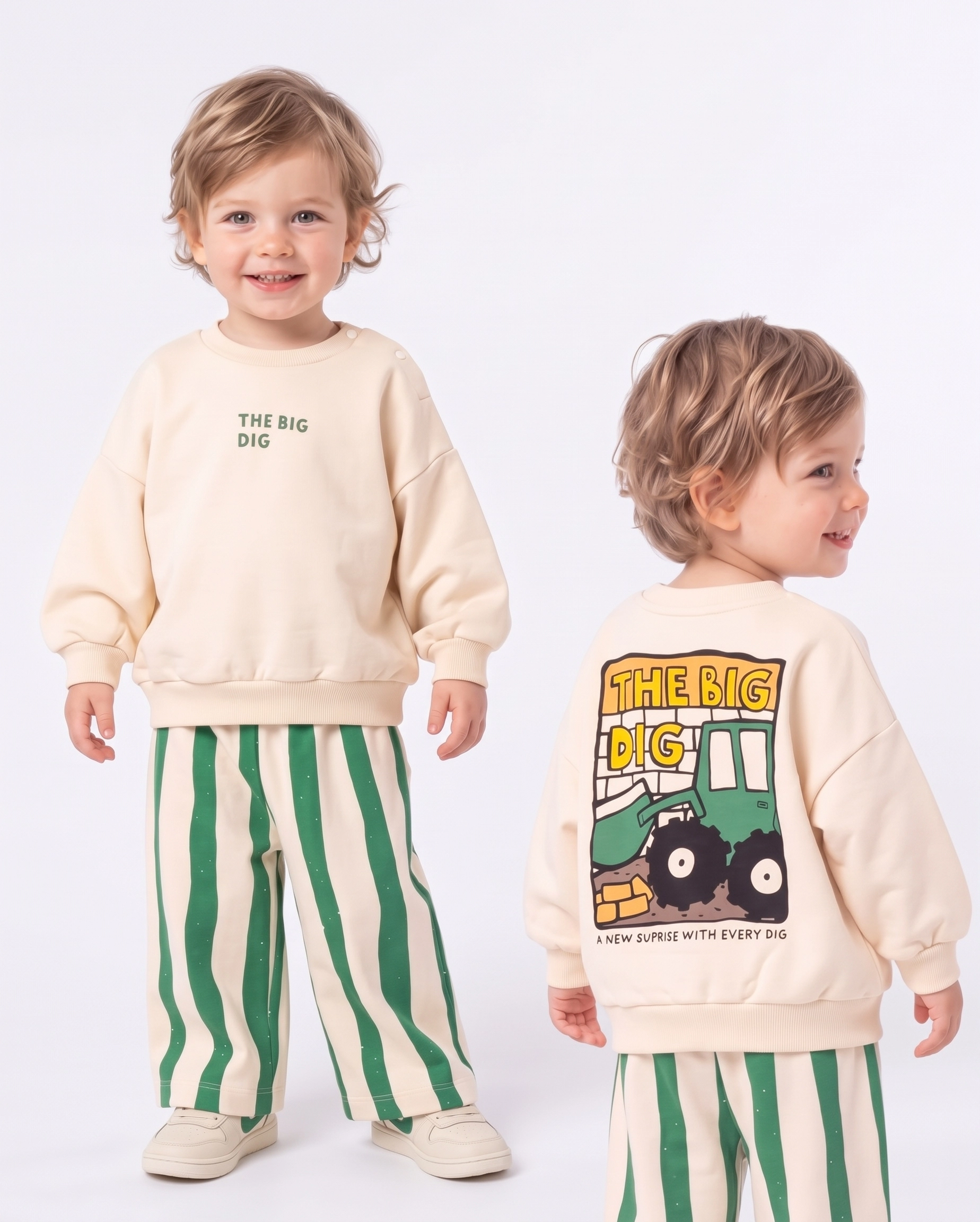 Erkek Bebek The Big Dig 2li Takım 