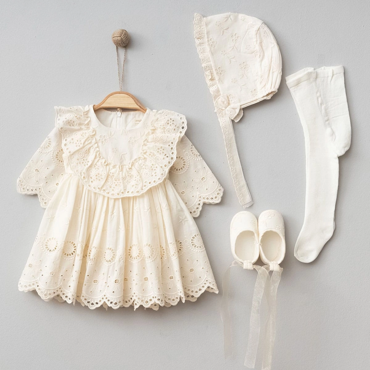 Kız Bebek Lotus Natürel Mevlütlük Set