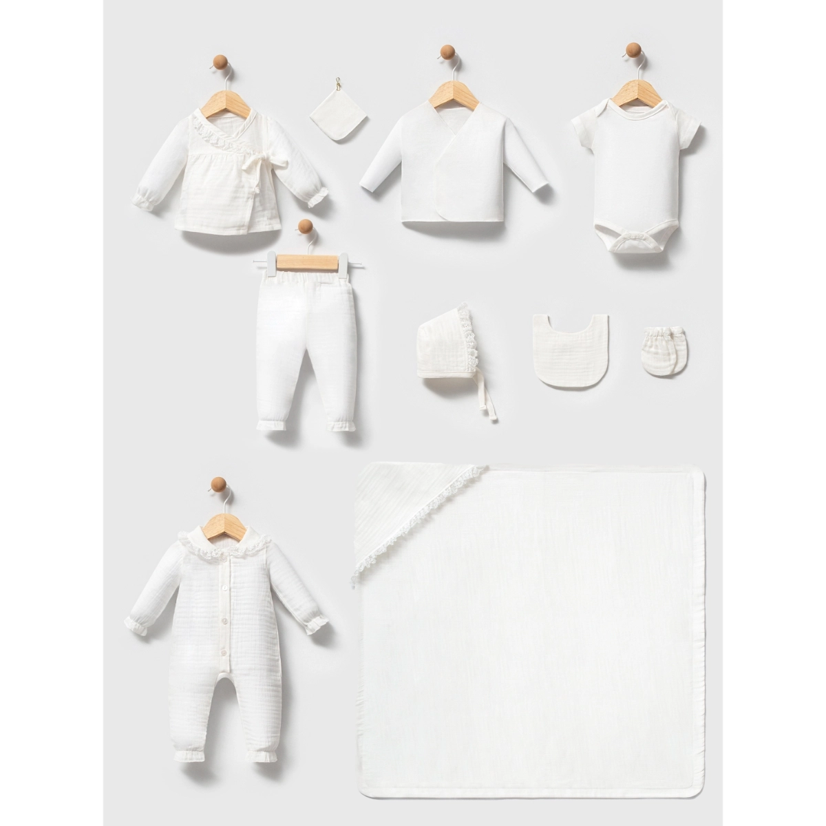 Premium Organik Müslin 10’lu Set