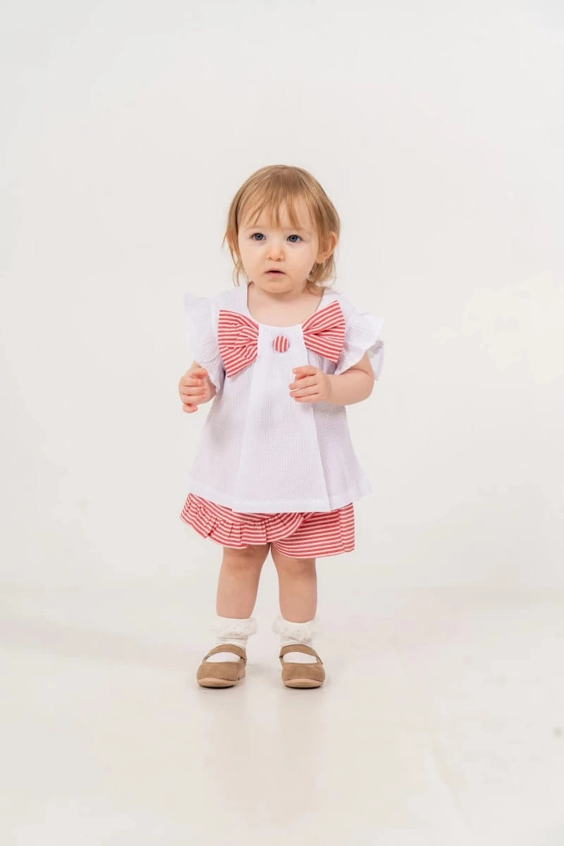 Kız Bebek Kurdele Detay 2li Set 