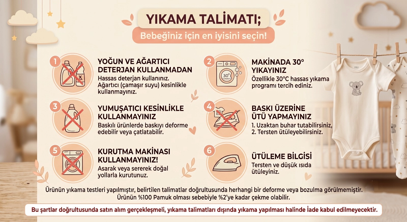 Pamuklu Kırmızı Cute Crab Yengeç Pantolon Şapka Çorap 4lü Kombin Takım