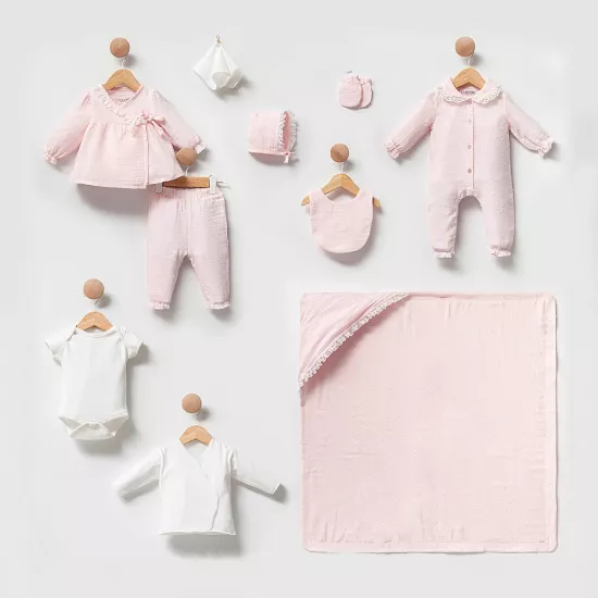 Premium Organik Kopanakili Müslin 10’lu Set