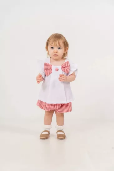 Kız Bebek Kurdele Detay 2li Set 